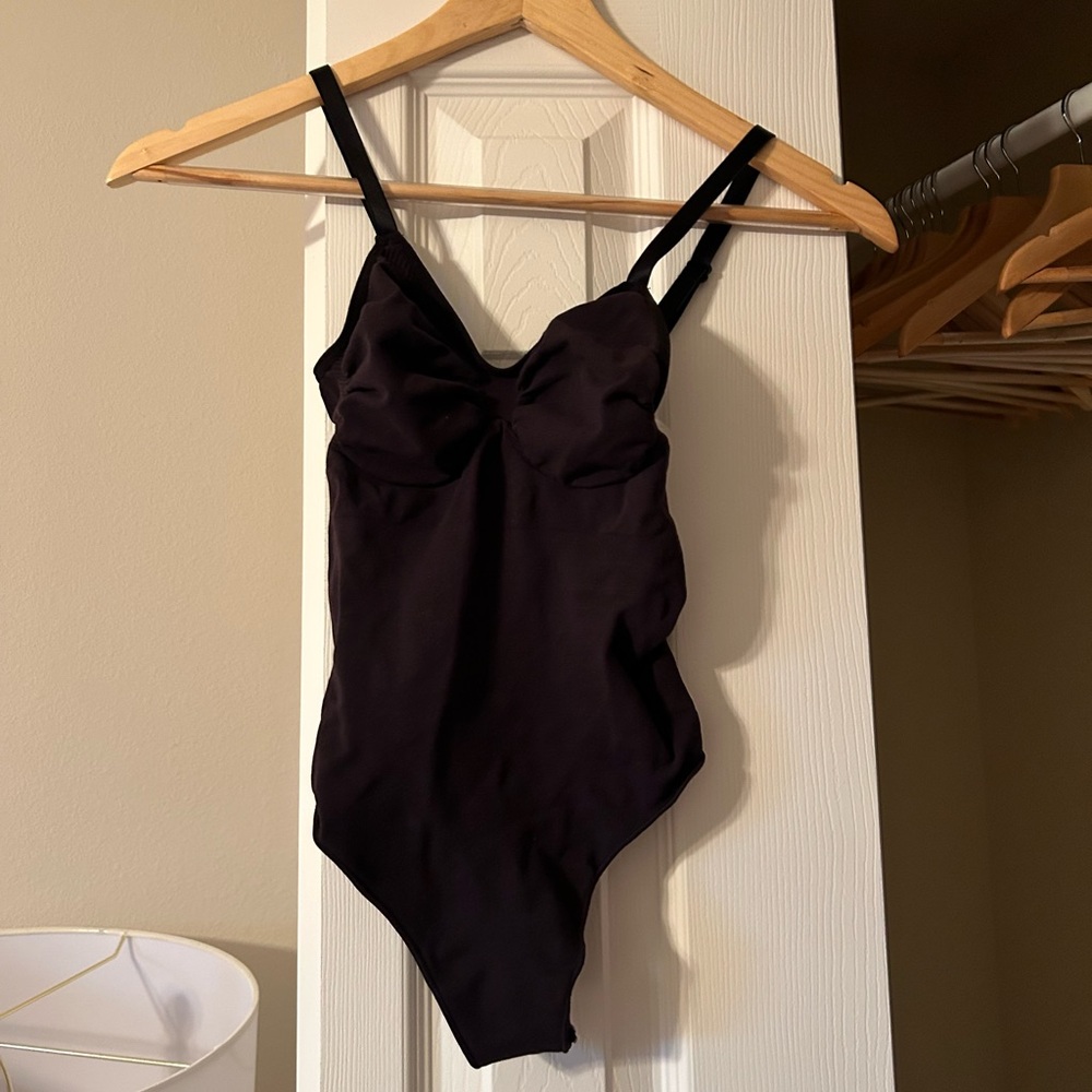 SKIMS Black Bodysuit